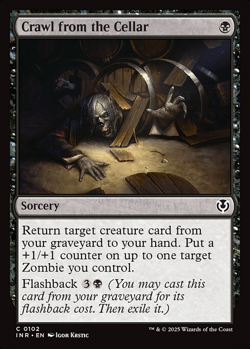 Crawl from the Cellar - Innistrad Remastered Magic card