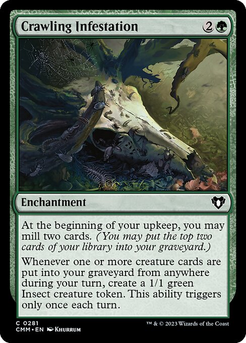 Crawling Infestation - Commander Masters Magic card