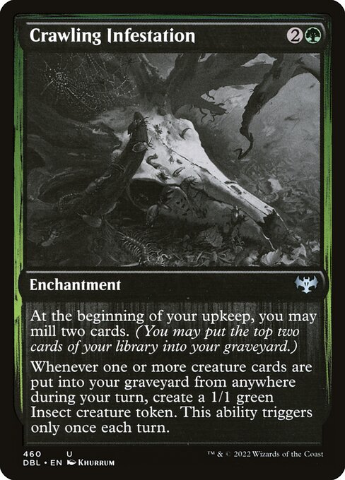 Infestação Rastejante (Crawling Infestation) - Commander Masters (#281) - Illustrated by Khurrum - Magic: The Gathering Card