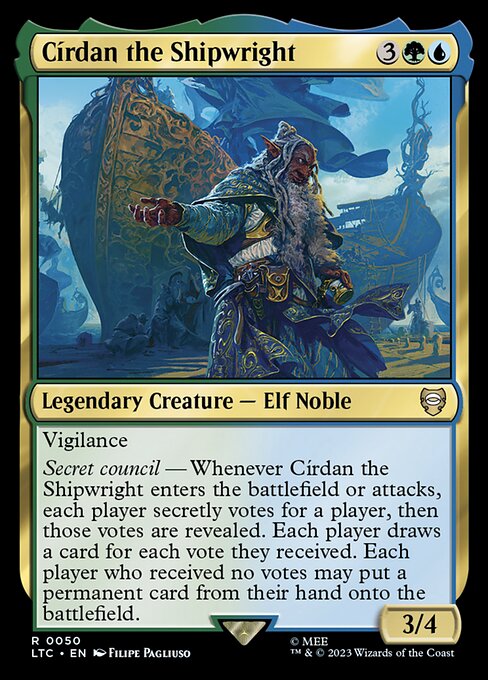 Círdan the Shipwright - Tales of Middle-earth Commander Magic card