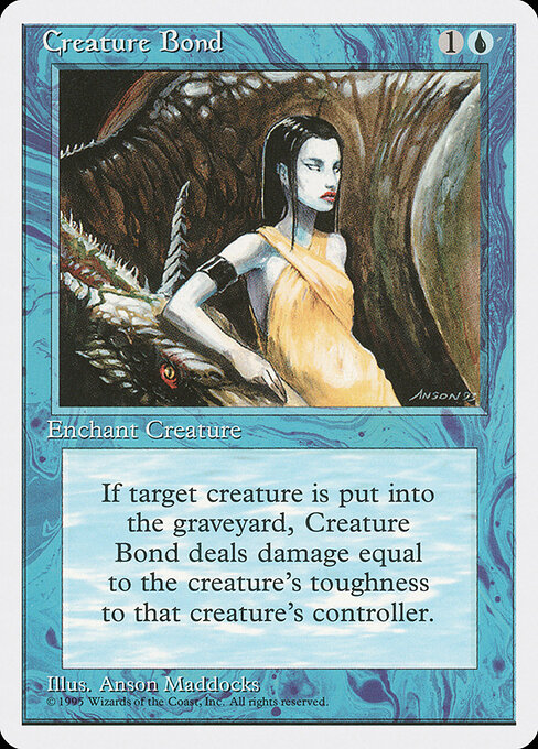 Creature Bond - Fourth Edition Magic card