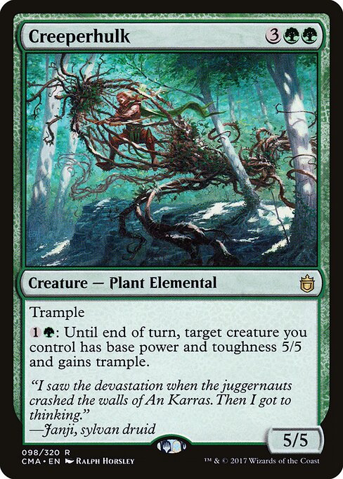 Creeperhulk - Commander Anthology (#98) - Illustrated by Ralph Horsley - Magic: The Gathering Card