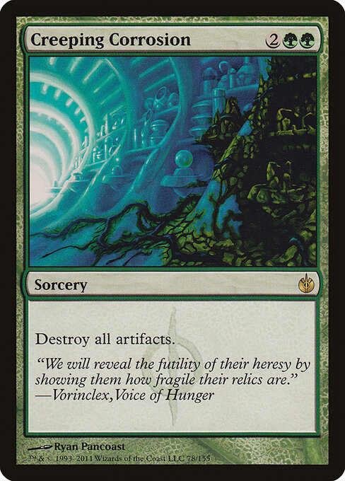 Creeping Corrosion - Mirrodin Besieged Magic card