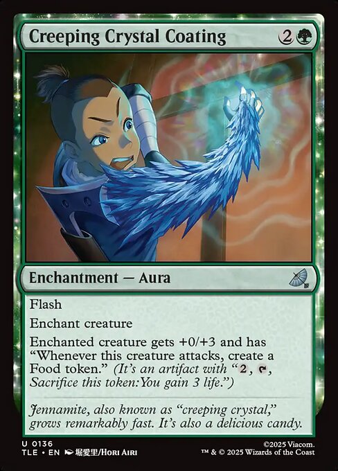 Creeping Crystal Coating - Avatar: The Last Airbender Eternal Magic card