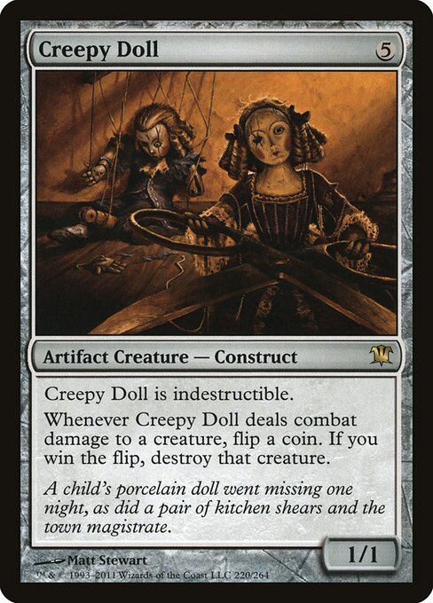 Creepy Doll - Innistrad Magic card