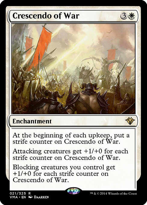 Crescendo of War - Vintage Masters (#21) - Illustrated by Daarken - Magic: The Gathering Card