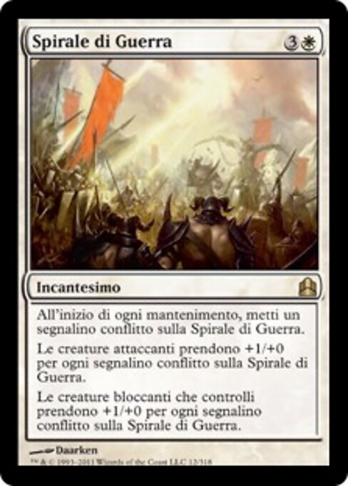 Eskalation des Krieges (Crescendo of War) - Commander 2011 (#12) - Illustrated by Daarken - Magic: The Gathering Card