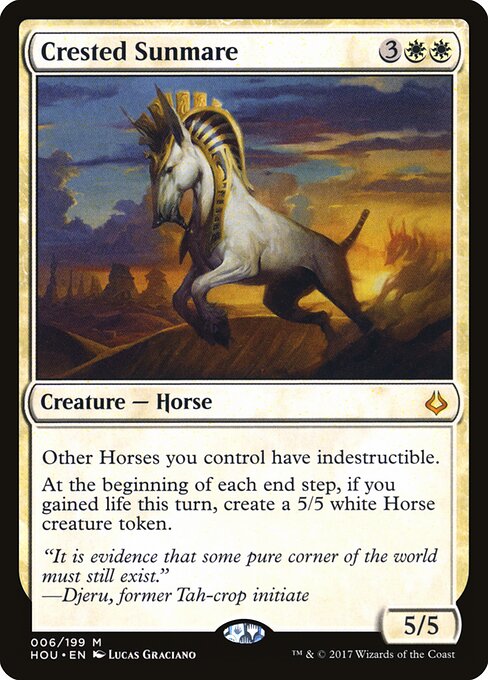 Crested Sunmare - Hour of Devastation Magic card