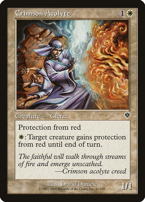 Crimson Acolyte - Invasion Magic card