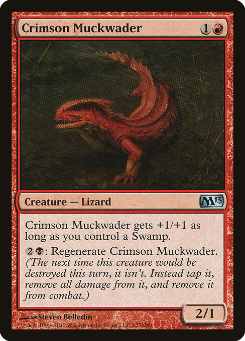 Crimson Muckwader - Magic 2013 Magic card
