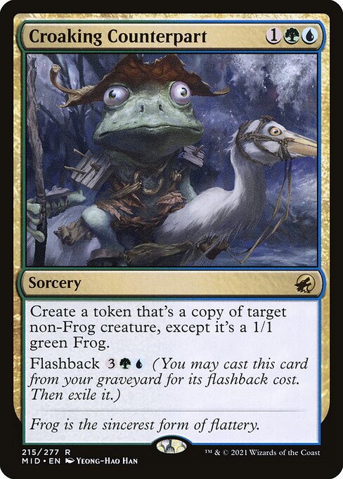 Croaking Counterpart - Innistrad: Midnight Hunt Magic card