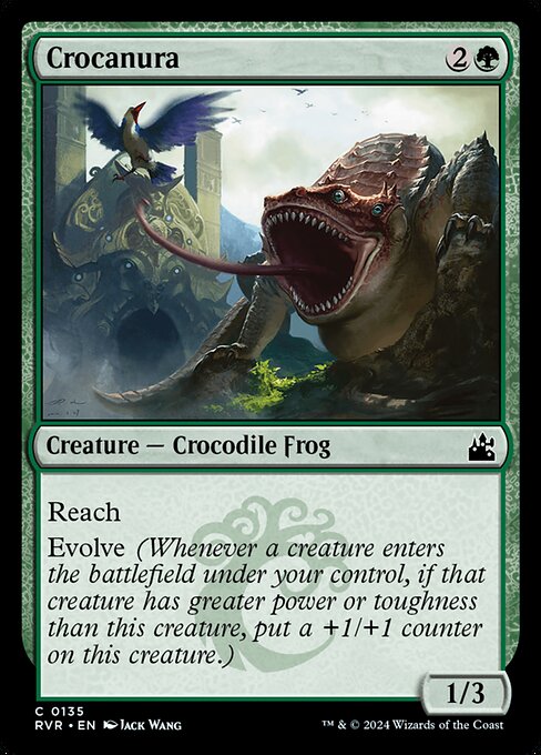 Crocanura - Ravnica Remastered (#135) - Illustrated by Jack Wang - Magic: The Gathering Card