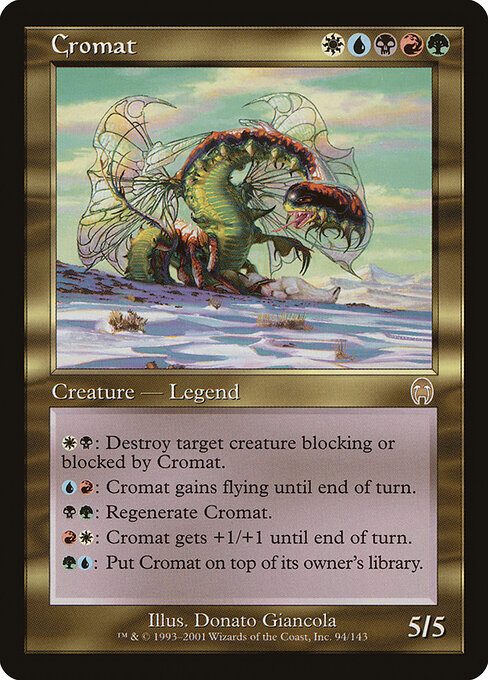 Cromat - Apocalypse (#94) - Illustrated by Donato Giancola - Magic: The Gathering Card
