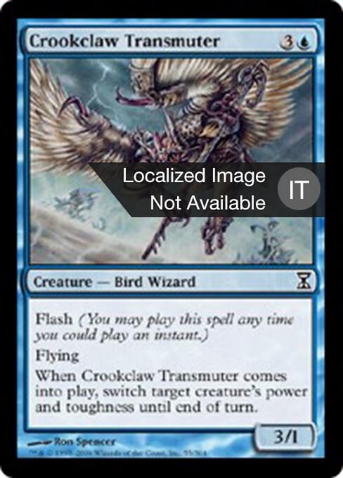 Trasmutatore Artiglio Curvo (Crookclaw Transmuter) - Time Spiral (#55) - Illustrated by Ron Spencer - Magic: The Gathering Card