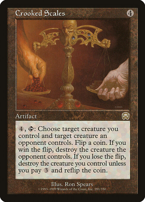 Crooked Scales - Mercadian Masques Magic card