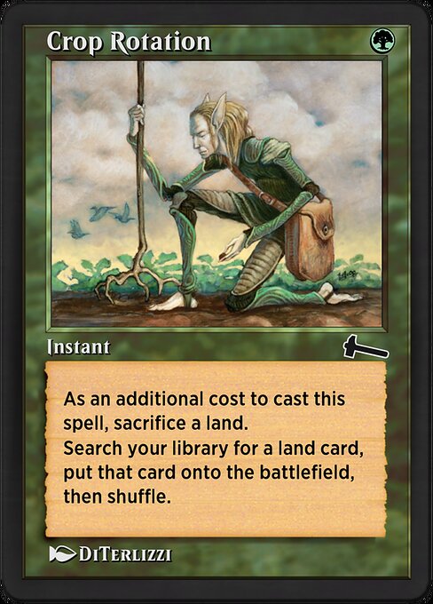 Crop Rotation - Duel Decks: Nissa vs. Ob Nixilis (#7) - Illustrated by Daniel Ljunggren - Magic: The Gathering Card