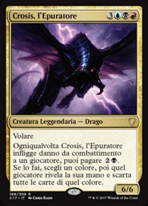 Crosis, l'Epuratore (Crosis, the Purger) - Commander 2017 (#168) - Illustrated by Chris Rahn - Magic: The Gathering Card
