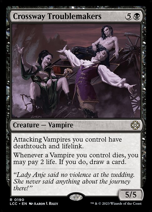Crossway Troublemakers - The Lost Caverns of Ixalan Commander Magic card