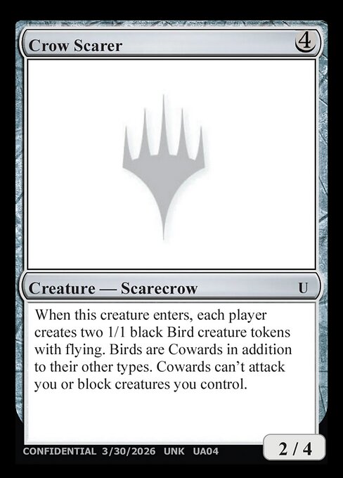 Crow Scarer - Unknown Event (#UA02) - Magic: The Gathering Card