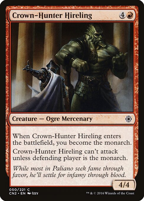 Crown-Hunter Hireling - Conspiracy: Take the Crown Magic card