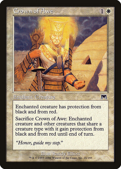 Crown of Awe - Onslaught Magic card