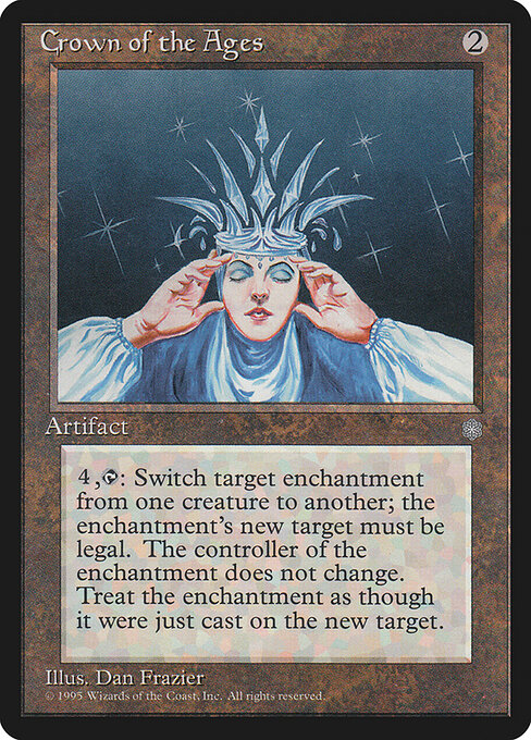 Corona de las Edades (Crown of the Ages) - Ice Age (#315) - Illustrated by Dan Frazier - Magic: The Gathering Card