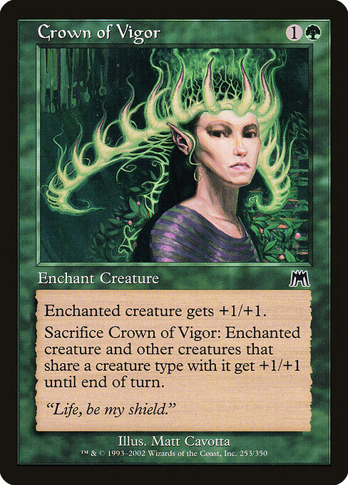 Crown of Vigor - Onslaught Magic card