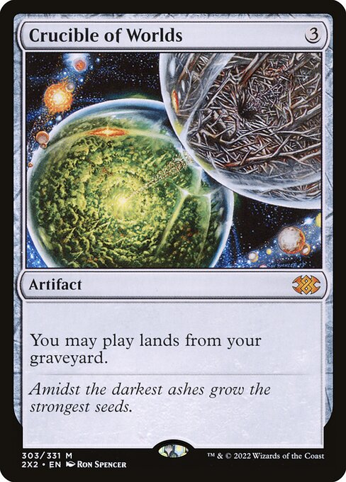 Crucible of Worlds - Double Masters 2022 Magic card