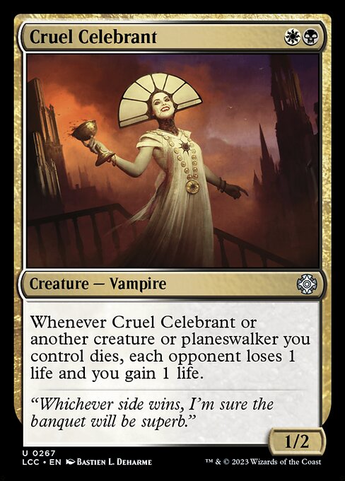 Cruel Celebrant - The Lost Caverns of Ixalan Commander Magic card