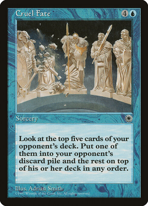 Cruel Fate - Portal Magic card