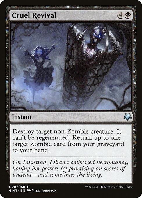 Cruel Revival - Game Night Magic card