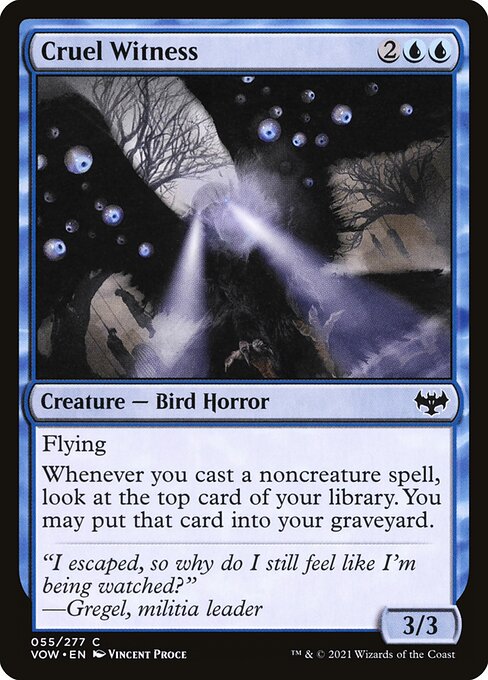Cruel Witness - Innistrad: Crimson Vow Magic card