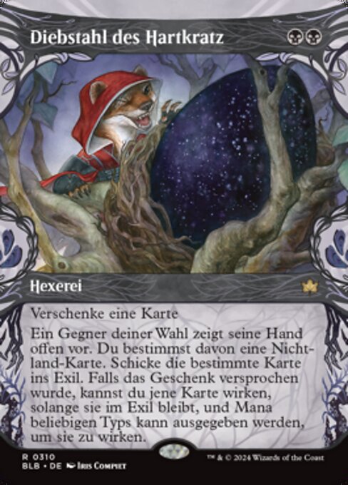 Robo de Garravil (Cruelclaw's Heist) - Bloomburrow (#88) - Illustrated by Brian Valeza - Magic: The Gathering Card