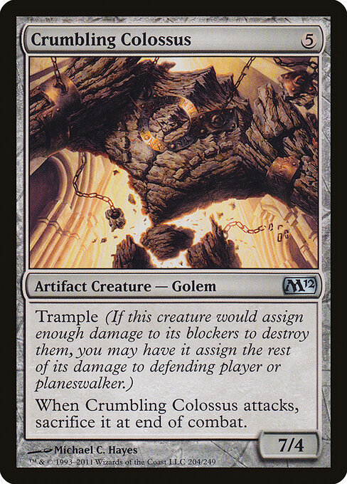 Crumbling Colossus - Magic 2012 Magic card