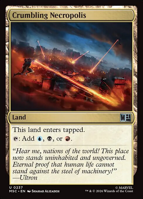 Crumbling Necropolis - Marvel Super Heroes Commander Magic card