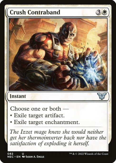 Crush Contraband - Neon Dynasty Commander Magic card