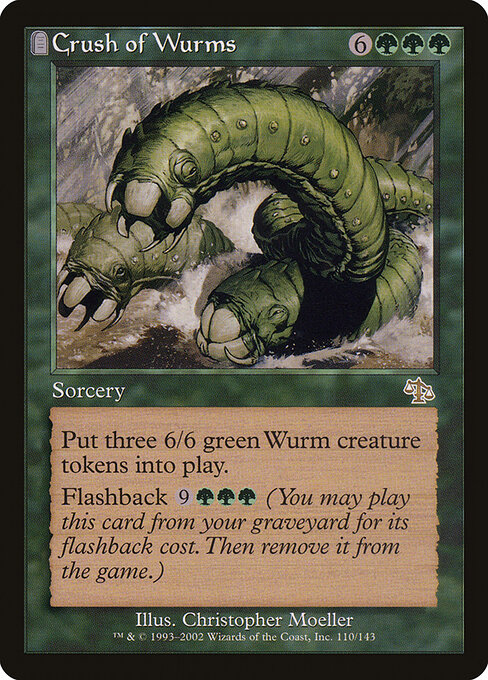 Crush of Wurms - Judgment Magic card
