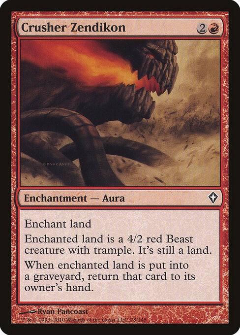 Crusher Zendikon - Worldwake Magic card