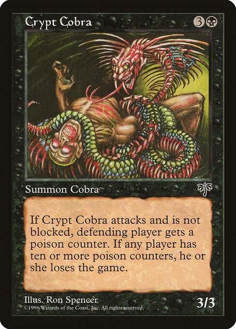 Crypt Cobra - Mirage Magic card
