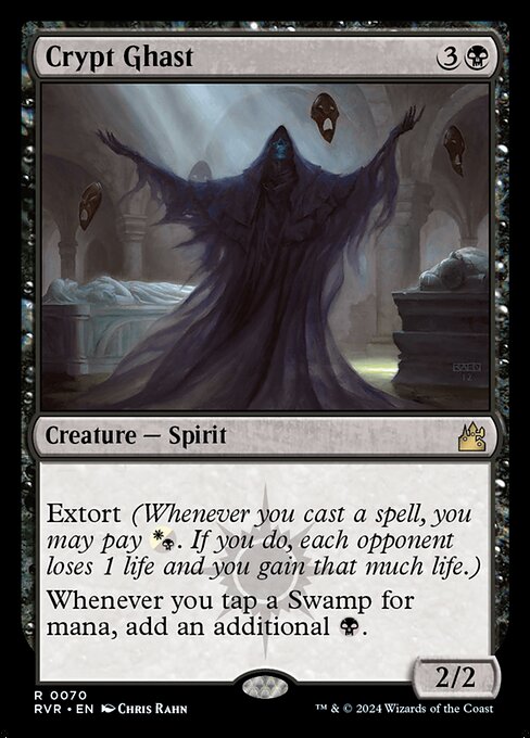 Crypt Ghast - Ravnica Remastered (#70) - Illustrated by Chris Rahn - Magic: The Gathering Card