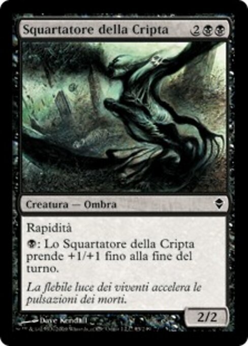 Squartatore della Cripta (Crypt Ripper) - Zendikar (#85) - Illustrated by Dave Kendall - Magic: The Gathering Card