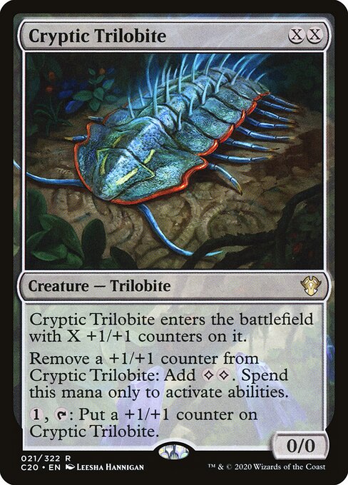 Cryptic Trilobite - Commander 2020 Magic card