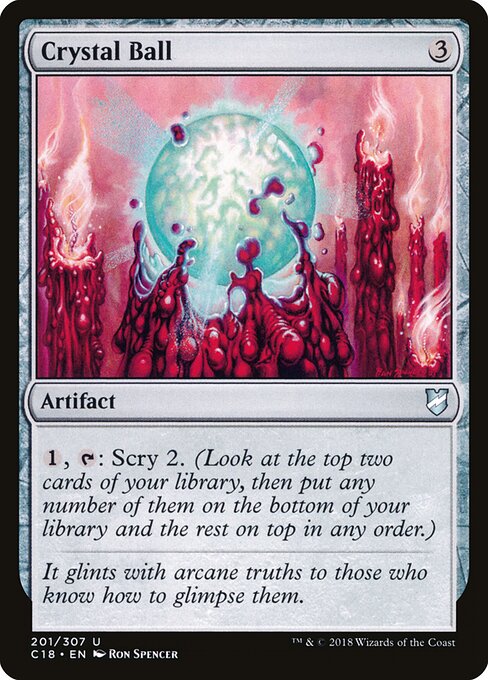 Crystal Ball - Commander 2018 Magic card