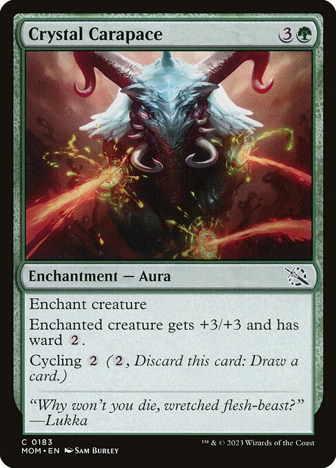 Crystal Carapace - March of the Machine Magic card