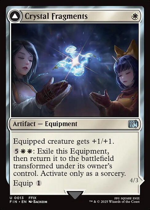 Crystal Fragments // Summon: Alexander - Final Fantasy Magic card