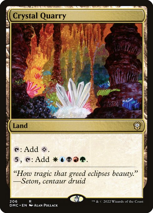 Crystal Quarry - Dominaria United Commander Magic card