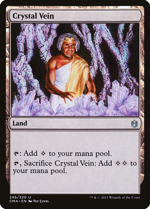 Crystal Vein - Commander Anthology Magic card