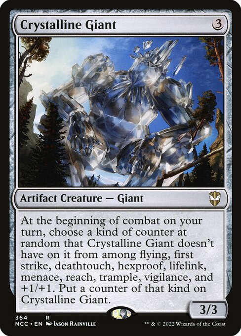 Crystalline Giant - New Capenna Commander Magic card