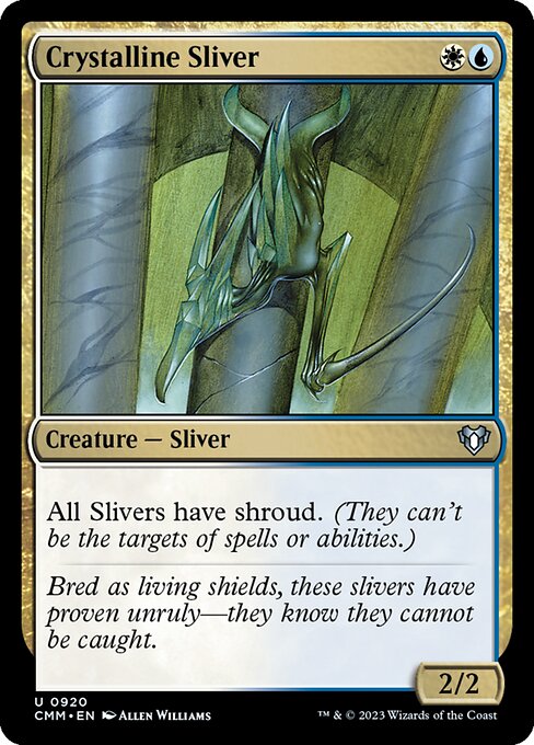 Crystalline Sliver - Commander Masters Magic card
