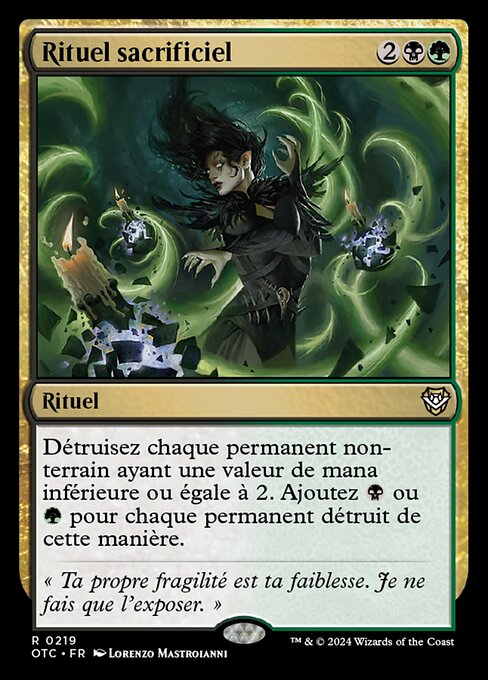 Culling Ritual - Commander Masters (#921) - Illustrated by Lorenzo Mastroianni - Magic: The Gathering Card